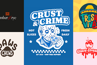 design a custom logo and brand identity
