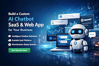 build a custom ai chatbot saas or web app for your business