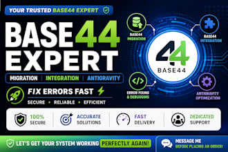 fix base44 bugs base44 integration base44 migration and antigravity expert