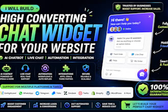 build ai chat widget for your website chatbot live chat lead generation