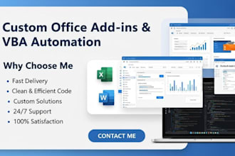 develop office addin outlook addin excel word addin microsoft 365 office vba