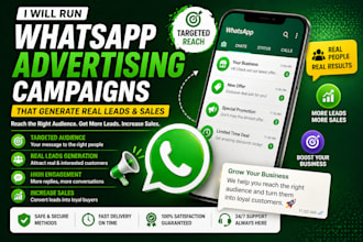 create result driven whatsapp ad campaigns designed to attract real customers