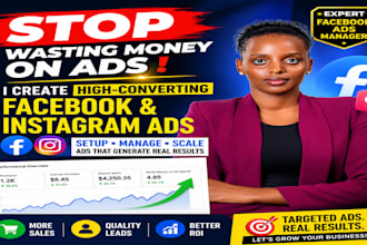 setup and manage high converting facebook ads campaigns