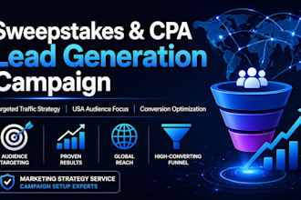 provide USA sweeps take leads for high converting campaigns