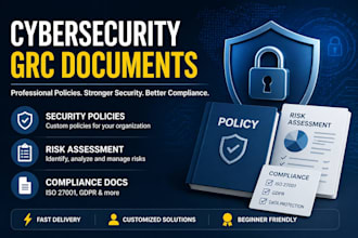 create cybersecurity policies and grc compliance documents