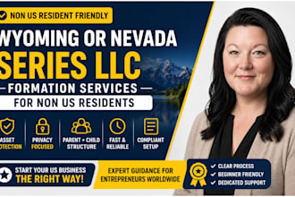 form wyoming or nevada series llc for non US residents
