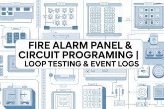 loop integrity test, fire alarm panel, appliance circuit plan, detector
