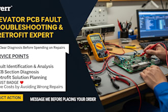 troubleshoot elevator pcb faults and provide retrofit solution plan fast