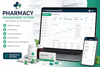 make pharamacy management system