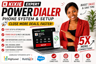 kixie powerdialer expert power dialer phone system with gohighlevel hubspot