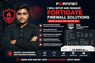 setup and manage fortigate firewall