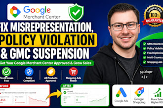 fix google merchant center misrepresentation, policy violation or gmc suspension