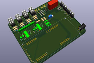 design power electronics pcb for inverter solar system and high current circuits