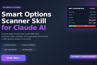 build a custom claude ai skill for indian options sellers