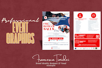 design a professional event flyer for your organization