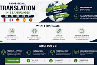 do accurate multilingual translation in 5 languages