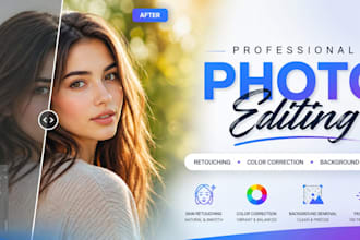 provide professional photo editing, logo design, and ai thumbnails