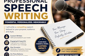 write powerful personalized speeches for all your events