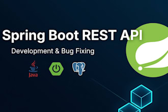 develop, integrate, and debug java spring boot rest apis