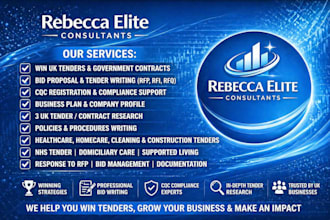win UK tender healthcare tender bid proposal government contract rfp rfi rfq cqc