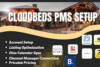 setup cloudbeds guesty smoobu pms, automate  hotel optimize bookings ota sync