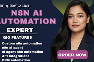 do n8n ai agent, n8n automation, n8n ai automation or ai receptionist developer