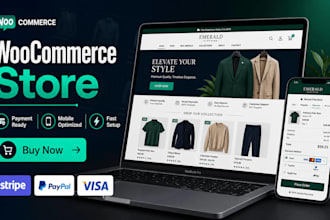 build a woocommerce online store with payment gateway and product setup