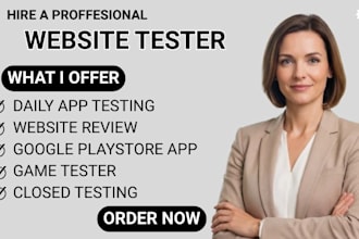 do app testing google playstore and website app testing