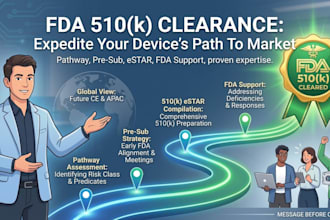 prepare your medical device fda 510k submission and regulatory strategy
