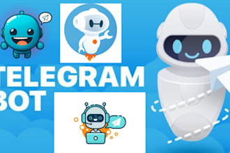 develop a custom telegram bot, and automation telegram bot