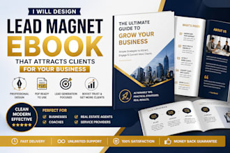 design a lead magnet ebook to get more clients