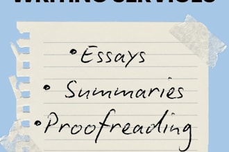 write essays, texts, and summaries in portuguese or english