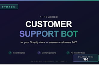 build an ai chatbot for your shopify store