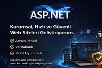 develop a professional web application using aspnet core and sql