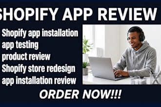 shopify review website review user app testing for comversion and visibility