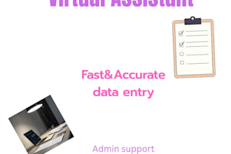 be your virtual assistant for admin and online tasks