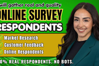 gather real online survey respondents, fill online survey, google form or poll