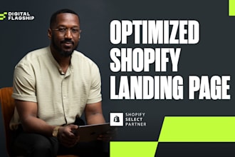 create a shopify landing page for ads and campaigns