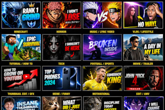 design affordable youtube thumbnails fast