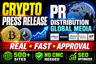 distribute crypto press release to global crypto media PR service