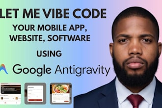 create functional ai website, app and software using google antigravity