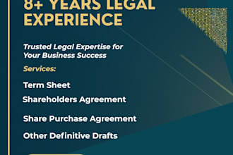 deliver expert level commercial contract drafting, review services