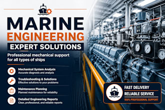 professional marine engineering consultation and ship support