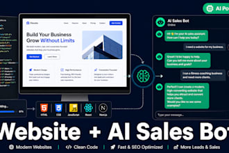 build your website with an ai sales chatbot that converts visitor into customer