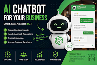 create an ai chatbot for your restaurant or local business