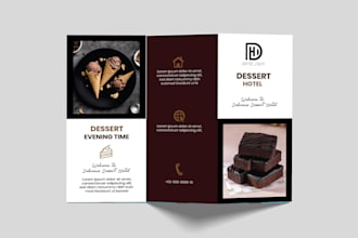 professional brochure trifold bifold designs
