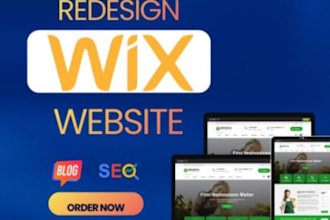 wix website redesign wix website development wix website design wix landing pag