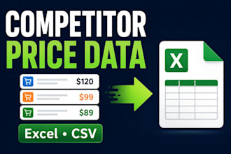 collect competitor prices and product data