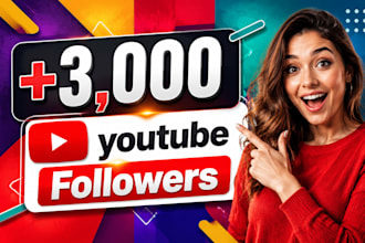 support your youtube channel with 3,000 followers