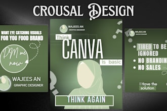 design instagram post design, instagram and linkedin carousals